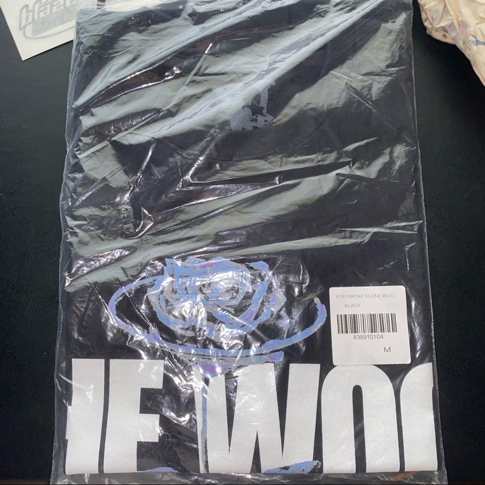 Vlone x Pop Smoke The Woo Rose T-Shirt - Picture 4 of 6